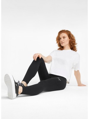 Puma 84819601 Her High-Waist Leggings Pu Siyah Düz Kadın Tayt