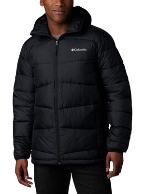 Columbia Fivemile Butte Hooded Erkek Siyah Mont