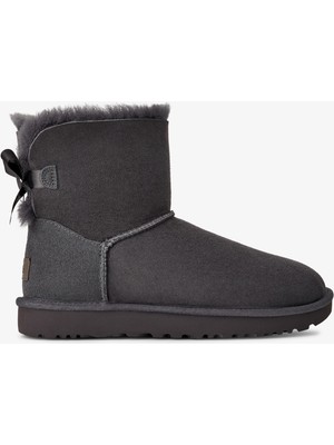Ugg Mini Bailey Bow Kadın Gri Bot.obs