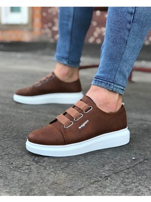 Taba Kalın Taban Casual Erkek Ayakkabı
