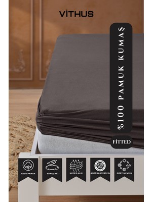 %100 Pamuk Penye Lastikli Çarşaf Tek Kişilik, Çift Kişilik ve Battal Boy