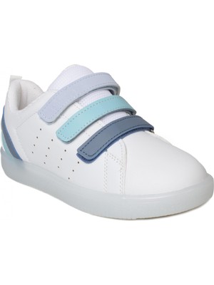 Vicco Sun Kız Çocuk Sneaker Beyaz Tekstil Malzeme EVA Taban Günlük Kullanım İçin
