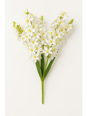 Yapay Çiçek Zambak Islak Dokulu 5 Dal Lüx Demet 50 cm