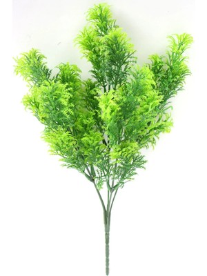 Yapay Çiçek Kabarık Cam Demeti Yeşil