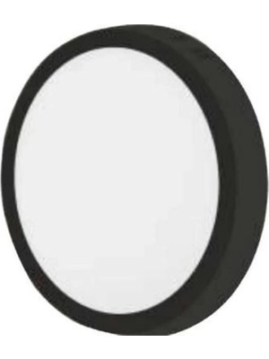 Cata CT-5238 30W Panel LED Armatür Siyah Yuvarlak Sıva Üstü Metal Kasa Günışığı 3200K
