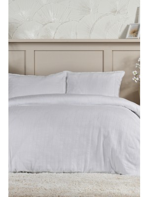 Elart Diana Nevresim Takımı King Size Ranforce Lastikli Çarşaf 4 Parça (240X220 Cm) Beyaz