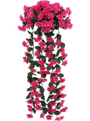 Yapay Çiçek Sarkan Menekşe Balkon,duvar Süsü 70 cm Fuşya