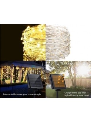 MiraLive Solar Peri LED 20M 200 LED Gün Işığı