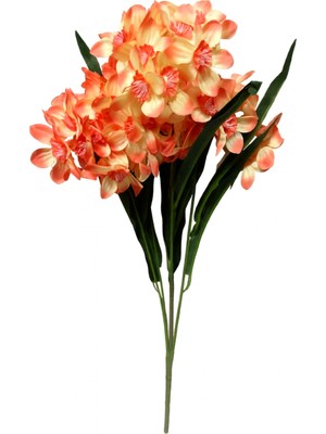 Yapay Çiçek Nergis Demeti 5 Dal 50 cm Pastel Renk