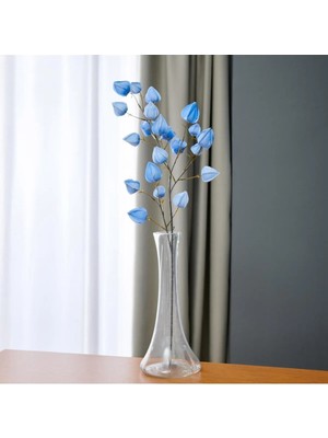 Dekoratif Yapay Mavi Çan Çiçeği - 100 cm