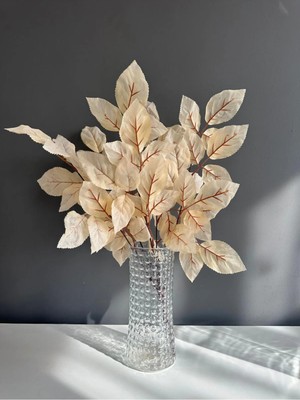 Dekoratif Kaliteli Pastel Lüx Demet 5 Dallı 60 cm