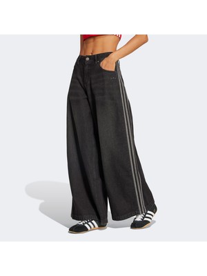 Adidas Adicolor Denim Adilenum Kadın Siyah Pantolon.-