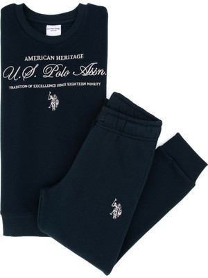U.S. Polo Assn. Erkek Çocuk Lacivert Pijama Takımı 50318686-VR033