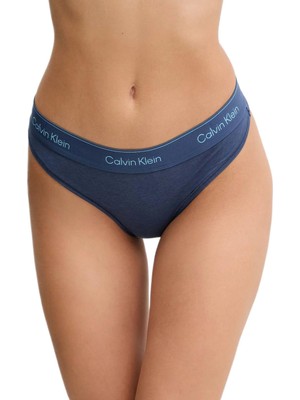Calvin Klein Kadın Mavi Tanga LV00QF8518