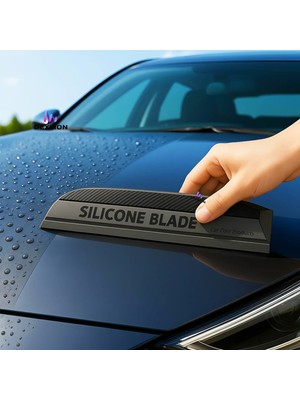Dexmon Oto Araba Araç Cam ve Kaporta Su Temizlik Silecek Çekçek Çekecek Çizmez Silikon