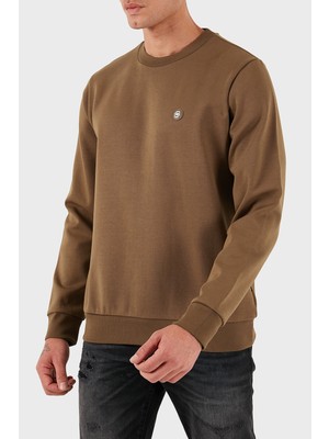 Boss Pamuk Karışımlı Regular Fit Bisiklet Yaka Sweat Erkek Sweat 50520302 217