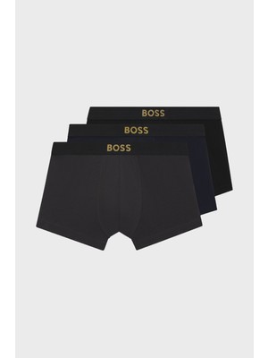Boss Pamuklu Logolu 3 Pack Boxer Erkek Boxer 50546764 990