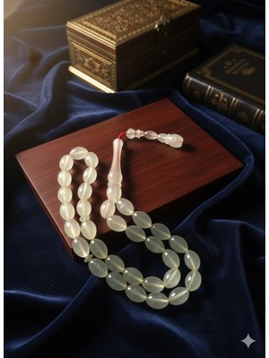 Arpa Kesim Sistemli Kedigözü Tesbih (11MM x 7mm)