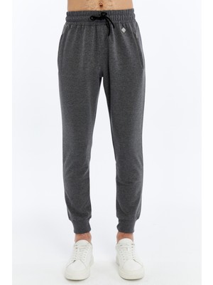 Axxel Erkek Gri Fermuar Cepli Paça Lastikli Eşofman ALT-P782