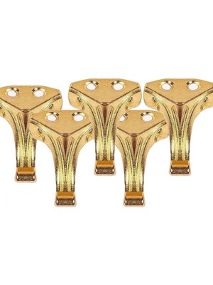 Metal Aysak Epoksi Tepsi Tesbih Kutusu ve Aksesuar Ürünleri Için Mini Ayak 10 Lü  2,5 cm  Gold
