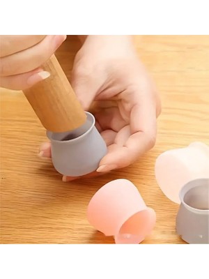 24 Adet Silikon Sandalye Ayak Ucu Koruyucu  Mobilya Bacak Koruma Kapağı Zemin Çizilmesini Önler  Sessiz Kayma Kolay Takılır 3.5-5.5 cm