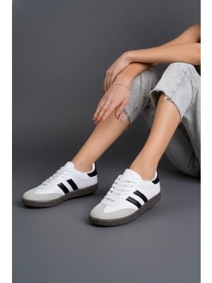 Muggo Dorgo Kadın Günlük Bağcıklı Yürüyüş Koşu Sneaker Spor Ayakkabı