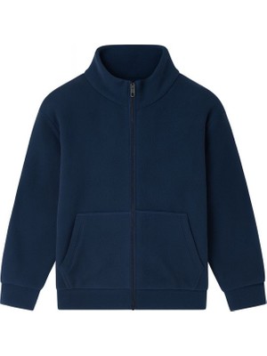 Erkek Lacivert Polar Full Zip Fermuarlı Lacivert Erkek Polar Lacivert Polar