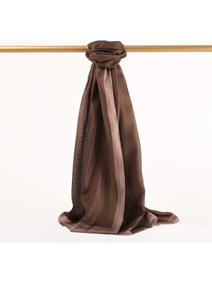 Çizgili Kehribar Şal