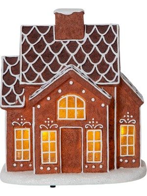 Eglo 411476 "gıngervılle" Ledli Kahverengi Ev 16CM Yüksekliğinde 14CM Uzunluğunda