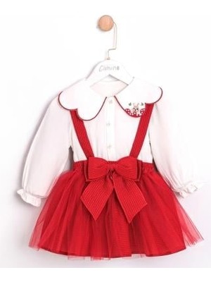 Kız Bebek Çocuk Tütülü Yılbaşı Elbise Takımı CMN-3750