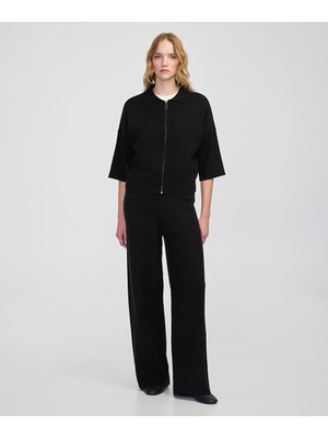 Wide Leg Fit Triko Pantolon IW6250003219001