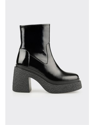 Siyah Deri Kadın Günlük Bot