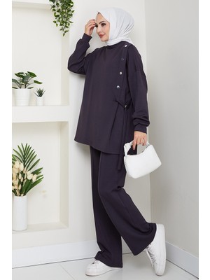 Çıtçıt Detaylı Oysho Ikili Takım 1624 - Antrasit