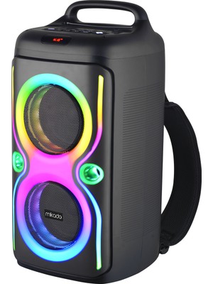 Mikado MD-66BT Thunderbag 40W 3600MAH Çanta Taşıma Özellikli Usb/bt/tf/tws Rgb Işıklı Kablosuz Mikrofonlu Toplantı-Parti