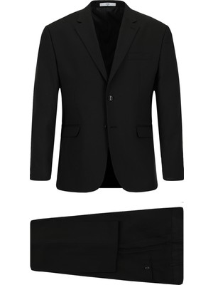 Regular Fit Düz Takım Elbise