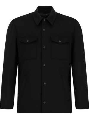 Kiğılı Çıtçıtlı Mevsimlik Pamuklu Ceket / Mont