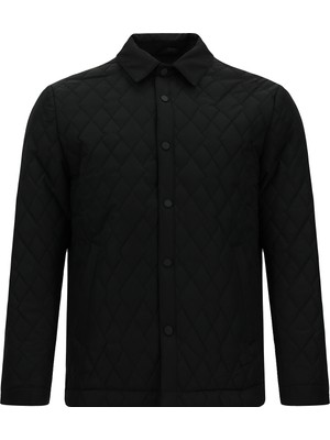 Regular Fit Düz Kapitone Mont