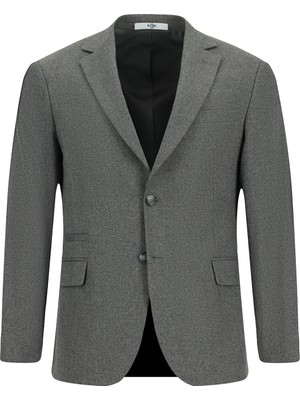 Regular Fit Mono Yaka  Klasik Ceket