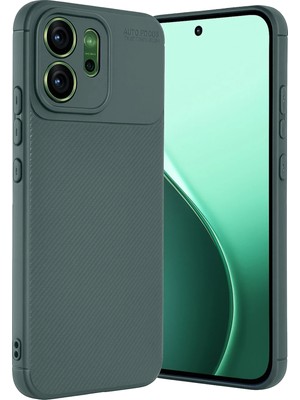 Oppo Reno 14F Uyumlu Kamera Korumalı (Karbon Tasarım) Koruyucu Lüx Silikon Kılıf