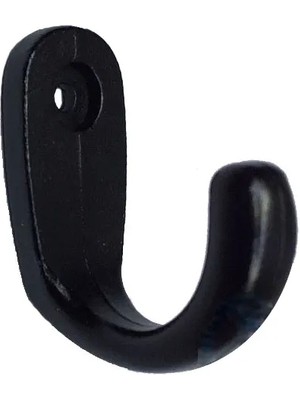 Büyük Tekli Fincan Askı, Dekor Askısı - Siyah, 100 Adet, 12X23X30 mm - Lisinya