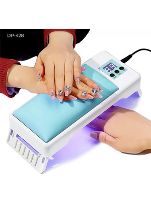 Dempower Uv LED Işıklı Oje Kurutucu ve El Yastığı - Lisinya