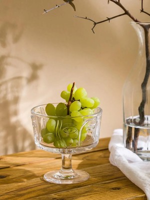 Ayaklı Cam Kase 11 cm  (W5)