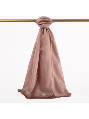 Çizgili Kehribar Şal