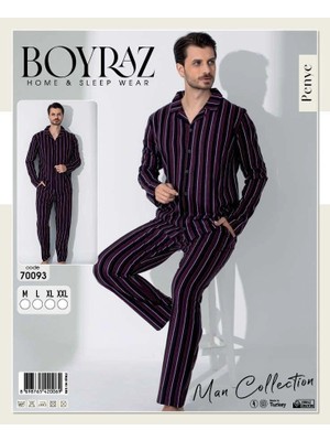 Boyraz 70093 Erkek Uzun Kol Penye Pijama Takımı
