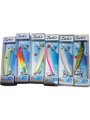 6 Adet Çalışan Favori  Renk Kurşun Arkası Maket Balık - Avantaj Set