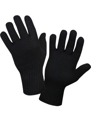 Termal Yün Erkek Eldiven Çift Katlı