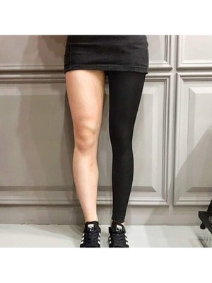 Kadın Siyah Korse Tayt 1 Beden Inceltme