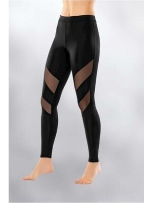 Kadın Dalgıç Kumaş Transparan Sporcu Tayt