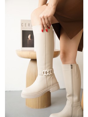 Daxtors D942 Soğuk Geçirmez Kışlık Kadın Çizme