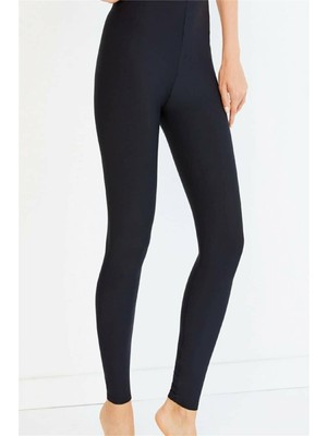 Kadın Siyah Kışlık Termal Tayt